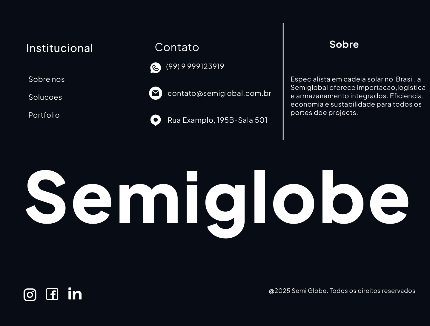Semi Globe