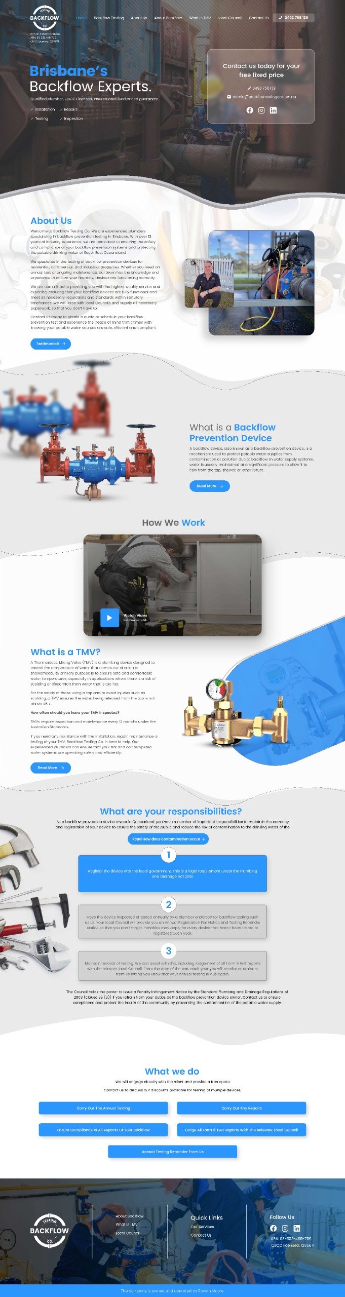 Backflow Website
